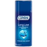 Інтимний гель-змазка Contex Long Love з охолодним ефектом, лубрикант, 100 мл - Pampik