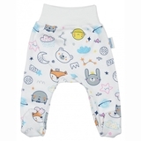 Повзунки Twins, інтерлок, р.56, print, білий з принтом (W-150-TI-56-20) - Pampik