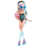 Модна лялька Monster High Lagoona Blue з барвистим мелірованим волоссям - Pampik