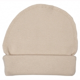 Шапочка Twins Ego для новонароджених, кашкорсе, 0-6 міс., beige, бежевий (W126-ШTE-02) - Pampik
