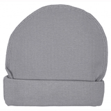 Шапочка Twins Ego для новонароджених, кашкорсе, 0-6 міс., grey, сірий (W126-ШTE-10) - Pampik