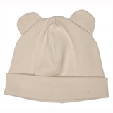 Шапочка Twins Ego з вушками, кашкорсе, 6-12 міс., beige, бежевий (W127-ШTE-02) - Pampik