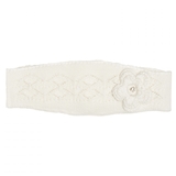 Пов'язка на голову Caramel Leo Квіточка, 0-12 міс., ecru, світло-бежевий (ST-1600-EC) - Pampik