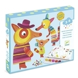 Набор для раскрашивания Djeco Семейка лисиц - Pampik