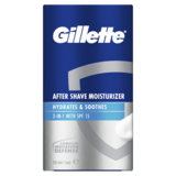Бальзам після гоління Gillette 3в1 Hydrates & Soothes SPF+15, 50 мл - Pampik