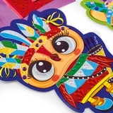 Набор для творчества Vladi Toys Foil Art Безумные индейцы, укр. (VT4433-09) - Pampik - 3