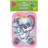 Пазли на магніті Vladi Toys Малюк зможе Зайчик А5, 12 елементів (VT3301-03) - Pampik - 2