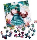 Пазли De.tail Лялька з конем, 120 елементів (DT100-03) - Pampik - 3