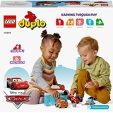 Конструктор LEGO DUPLO Розваги Блискавки МакКвіна та Сирника на автомийці, 29 деталей (10996) - Pampik - 3