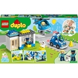 Конструктор LEGO DUPLO Town Поліцейська ділянка та вертоліт, 40 деталей (10959) - Pampik - 3