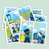 Конструктор LEGO DUPLO Town Поліцейська ділянка та вертоліт, 40 деталей (10959) - Pampik - 7