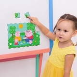 Набор магнитов Magdum Свинка Пеппа Пикник, 35 шт. (МЕ 5031-08) - Pampik - 7