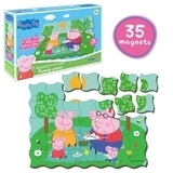 Набор магнитов Magdum Свинка Пеппа Пикник, 35 шт. (МЕ 5031-08) - Pampik - 2