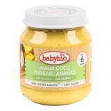 Органическое пюре Babybio из кокосового молока с манго и ананасом, 130 г - Pampik - 2