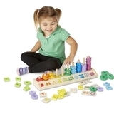 Дерев'яний сортер Melissa&Doug Колір, форма, рахунок (MD9275) - Pampik - 3