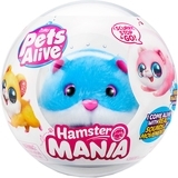Інтерактивна м'яка іграшка Pets & Robo Alive Забавний хом'ячок, блакитний (9543-1) - Pampik