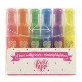 Набор цветных мини-маркеров Djeco 6 шт (DD03757) - Pampik