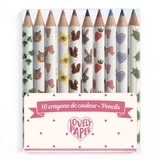 Набір кольорових міні-олівців Djeco 10 шт (DD03725) - Pampik