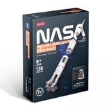 Трехмерная головоломка-конструктор CubicFun NASA Ракета Аполлон Сатурн-5 (DS1059h) - Pampik - 6