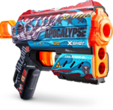 Скорострільний бластер Zuru X-Shot Skins Flux Apocalypse, 8 патронів (36516G) - Pampik - 2