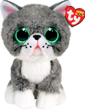 М'яка іграшка TY Beanie Boo's Сірий котик Fergus, 22 см (36581) - Pampik