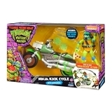 Боевой транспорт с фигуркой TMNT Мovie III - Леонардо На Мотоцикле (83431) - Pampik - 7