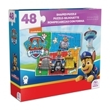 Пазл Paw Patrol Герои на автомобилях, фигурный, 48 элементов (SM98403/6067570-1) - Pampik