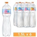 Мінеральна вода Моршинка, негазована, 9 л (6 п. по 1,5 л) - Pampik