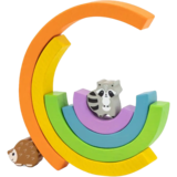 Деревянная игра-балансир Viga Toys Радуга (44590) - Pampik