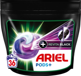 Капсулы для стирки Ariel Pods All-in-1 Revitablack, 36 шт. - Pampik