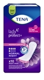 Нічні урологічні прокладки Tena Lady Protect Normal Night, 10 шт. - Pampik - 2