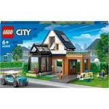 Конструктор LEGO City Сімейний будинок та електромобіль, 462 деталі (60398) - Pampik