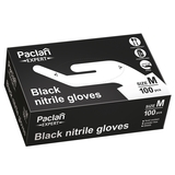 Рукавички нітрилові Paclan Expert, розмір М, чорний, 100 шт. - Pampik