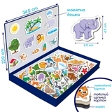 Набір магнітів Magdum Magnetic game "Світ тварин" (ML4032-05 EN) - Pampik - 2