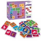 Гра настільна розвиваюча Magdum Доміно Тварини (ME5032-22) - Pampik - 2