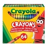 Набір воскової крейди Crayola Crayons, 64 шт. (52-6448) - Pampik - 2