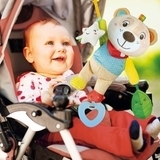 Игрушка-погремушка на коляску Clementoni "Медвежонок" (17788) - Pampik - 3