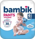 Підгузки-трусики Bambik 6 (15+ кг), 30 шт. - Pampik - 2