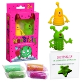 Набор для творчества Strateg Monstrik, укр., в розовой коробке (71823) - Pampik - 2