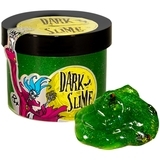 Слайм Strateg Dark slime з декором, 100 г, зелений (71829) - Pampik
