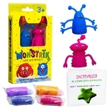 Набор для творчества Strateg Monstrik, укр., в желтой коробке (71823) - Pampik - 2