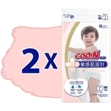 Підгузки на липучках GOO.N Plus 4/L (9-14 кг), 96 шт. (2 уп. по 48 шт.) - Pampik - 2