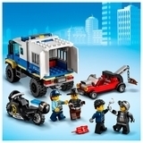 Подарунок. Конструктор LEGO City Police Транспорт для перевезення злочинців, 244 дет (60276) - Pampik - 11