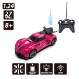 Автомобіль Sulong Toys Spray Car на р/в - Sport (рожевий, 1:24, туман) - Pampik - 11