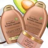 Маска для волосся OGX Brazil Keratin Smooth, 300 мл - Pampik - 3