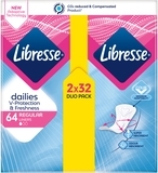 Щоденні прокладки Libresse Daily Fresh Plus Normal, 64 шт. - Pampik