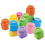 Іграшка-конструктор Clementoni Soft Clemmy М'які блоки, 12 деталей (14706) - Pampik
