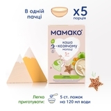 Каша на козячому молоці МАМАКО Гречана з яблуком та морквою, 200 г - Pampik - 4