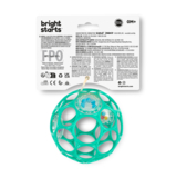 Іграшка-брязкальце Bright Starts Oball Rattle, блакитний (11486) - Pampik - 4