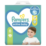 Підгузки на липучках Pampers Active Baby 6 (13-18 кг), 56 шт. - Pampik - 2